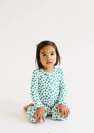 Bamboo Coverall with Zipper - Shamrock