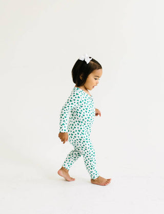 Bamboo Coverall with Zipper - Shamrock