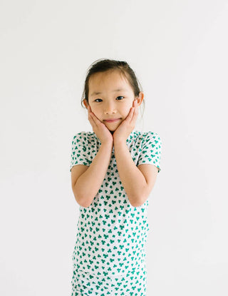 Bamboo Short Sleeve Pajama Set - Shamrock