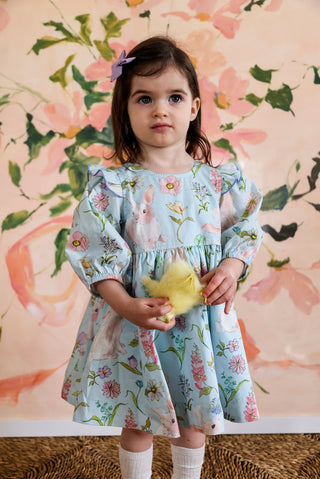 Pink Chicken Brooke Dress Set - Botanical Bunnies | Baby Riddle