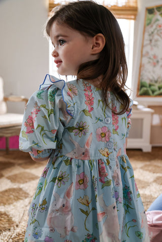 Pink Chicken Brooke Dress Set - Botanical Bunnies | Baby Riddle