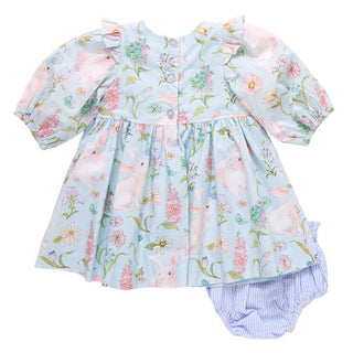 Pink Chicken Brooke Dress Set - Botanical Bunnies | Baby Riddle