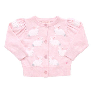 Pink Chicken Long Sleeve Constance Sweater - Bunny | Baby Riddle