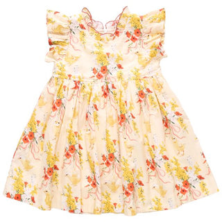 Pink Chicken Jennifer Dress - Yellow Chicks | Baby Riddle