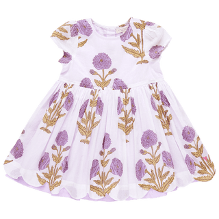 Pink Chicken Marisol Dress - Lavender Dandelion | Baby Riddle