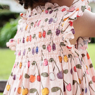 Pink Chicken Stevie Dress - Cloud Pink Cherry | Baby Riddle