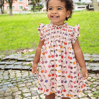 Pink Chicken Stevie Dress Set - Cloud Pink Cherry | Baby Riddle