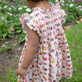 Pink Chicken Stevie Dress Set - Cloud Pink Cherry | Baby Riddle