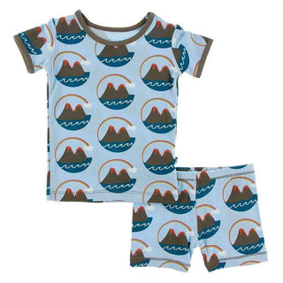 Bamboo Pajama Set with Shorts - Pond Volcano Baby & Toddler Sleepwear