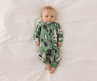 Posh Peanut Bamboo Convertible Footie Romper - Airman (Jets) 