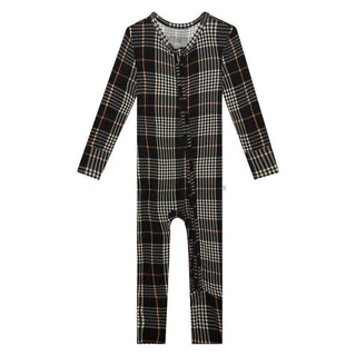 Posh Peanut Bamboo Convertible Footie Romper - Sanders (Plaids)