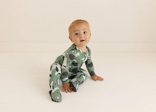 Bamboo Footie with Zipper - Airman (Jets) Baby & Toddler Sleepwear