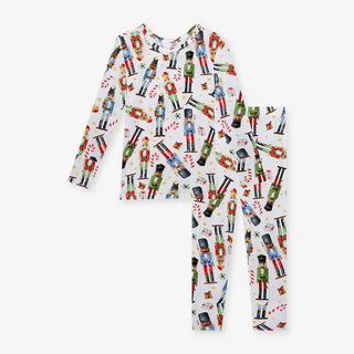 Posh Peanut Bamboo Long Sleeve Pajama Set - Nutcracker