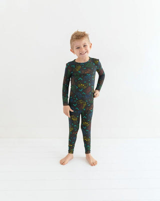 Posh Peanut Boy's Bamboo Long Sleeve Pajama Set - Posh Player One 