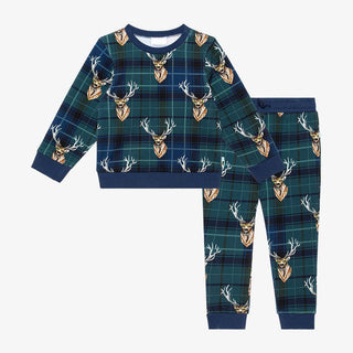 Posh Peanut Boys Long Sleeve Sweatshirt and Jogger Set, Beckford