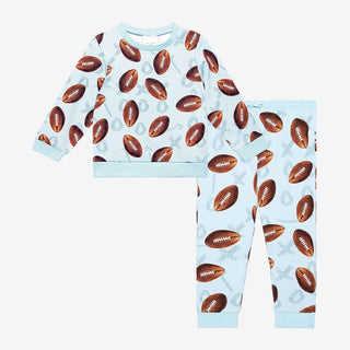 Posh Peanut Boys Long Sleeve Sweatshirt and Jogger Set - Field Day