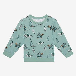 Boy's Long Sleeve Sweatshirt, Wallace (Knights) Baby & Toddler Tops