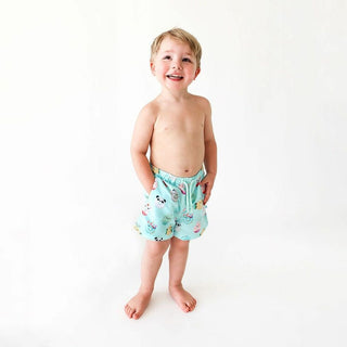 Boy's Swim Trunks - Donuts Posh Peanut