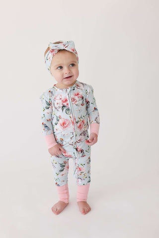 Bamboo Convertible Footie Romper - Melinda (Fairies) Baby & Toddler Sleepwear Posh Peanut Size: 3-6 Months