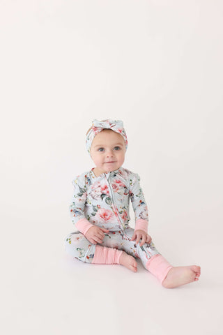 Bamboo Convertible Footie Romper - Melinda (Fairies) Baby & Toddler Sleepwear Posh Peanut Size: 3-6 Months