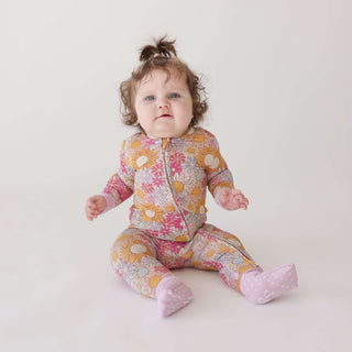 Bamboo Convertible Footie Romper - Rosalinda (Floral)