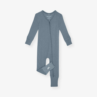 Posh Peanut Convertible Footie Romper - Slate | Baby Riddle