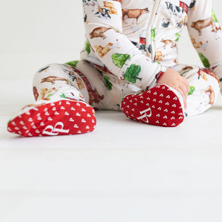 Bamboo Footie with Zipper - Nashville (Farming) Baby & Toddler Sleepwear