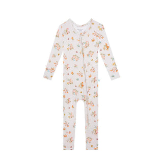 Posh Peanut Girl's Bamboo Convertible Footie Romper - Clemence (Floral)