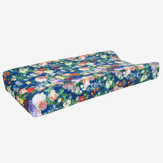 Girl's Bamboo Changing Pad Cover, Carmen (Floral) - One Size Posh Peanut