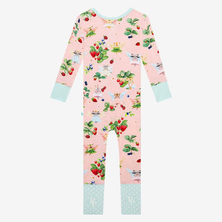 Girl's Bamboo Convertible Footie Romper - Annabelle (Fairies) Posh Peanut