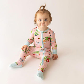 Girl's Bamboo Convertible Footie Romper - Annabelle (Fairies) Posh Peanut