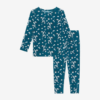 Posh Peanut Girls Long Sleeve Pajama Set, Adriana | These Sleepies provide comfort and delightful designs for joyful bedtimes.