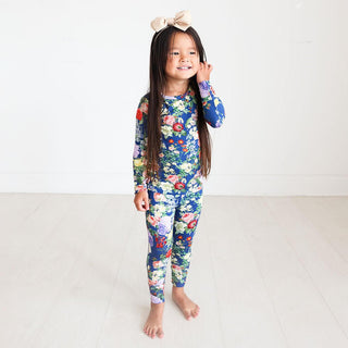 Posh Peanut Girls Long Sleeve Pajama Set - Carmen