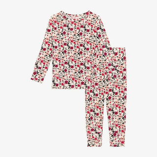 Girl's Bamboo Long Sleeve Pajama Set, Janie (Floral) Baby & Toddler Sleepwear