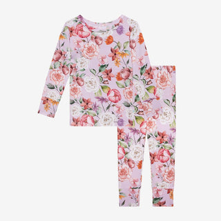 Posh Peanut Girls Long Sleeve Pajama Set, Pari - PRE-SALE | These Sleepies provide comfort and delightful designs for joyful bedtimes.