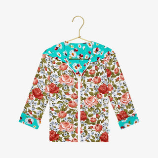 Posh Peanut Girls Long Sleeve Reversible Jacket - Alma