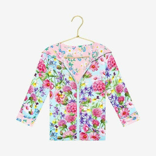 Posh Peanut Girls Long Sleeve Reversible Jacket - Hadley Floral