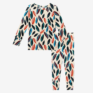 Posh Peanut Long Sleeve Pajama Set - Casper | These Sleepies provide comfort and delightful designs for joyful bedtimes.