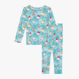 Posh Peanut Long Sleeve Pajama Set, Gnomey - PRE-SALE | These Sleepies provide comfort and delightful designs for joyful bedtimes.