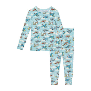 Bamboo Long Sleeve Pajama Set - Posh Planes