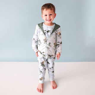 Bamboo Long Sleeve Reversible Jacket - Percy (Dragons) Baby & Toddler Outerwear