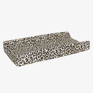 Bamboo Changing Pad Cover - Lana Leopard Tan Diapering