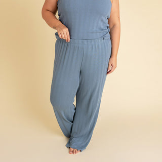 Posh Peanut Women's Pointelle Lounge Pants - Slate | Baby Riddle