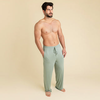 Posh Peanut Men's Relaxed Lounge Pants - Soft Jade | Baby Riddle