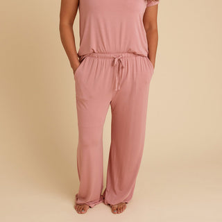 Posh Peanut Women's Relaxed Pants - Dusty Rose | Baby Riddle