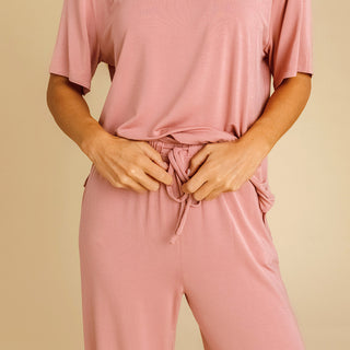 Posh Peanut Women's Relaxed Pants - Dusty Rose | Baby Riddle