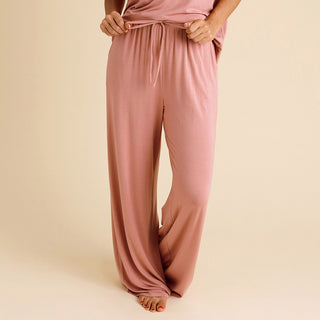 Posh Peanut Women's Relaxed Pants - Dusty Rose | Baby Riddle