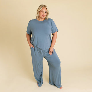 Posh Peanut Women's Relaxed Pants - Slate | Baby Riddle