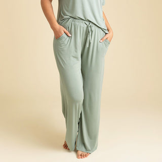 Posh Peanut Women's Relaxed Pants - Soft Jade | Baby Riddle