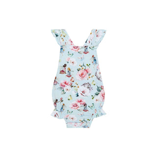 Bamboo Ruffled Strap Bubble Romper - Melinda (Fairies) Baby One-Pieces Posh Peanut Size: 0-3 Months